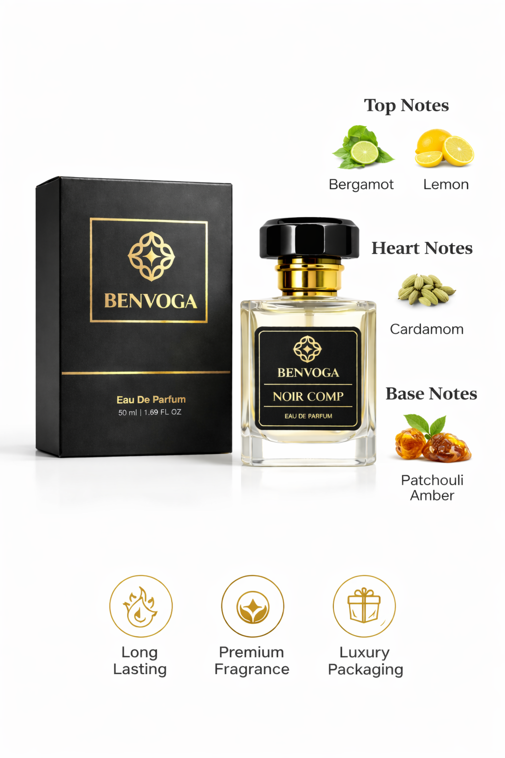 Noir Comp | Eau de Luxe | Eau de Parfum |50 ml